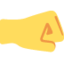Right-facing fist Twitter/X emoji
