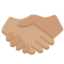 จับมือ (สีผิวเข้ม) Twitter/X emoji