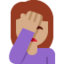 Woman Facepalming（中間の肌色） (Twitter)