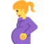 Pregnant woman Twitter/X emoji