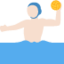 Man Playing Water Polo（明るい肌色） (Twitter)