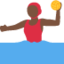 Woman Playing Water Polo（暗い肌色） (Twitter)