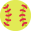 Softball Twitter/X emoji