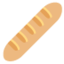 Baguette bread Twitter/X emoji