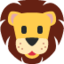 Lion Twitter/X emoji