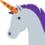 Unicorn Twitter/X emoji