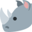 Rhinoceros Twitter/X emoji