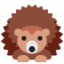 Hedgehog Twitter/X emoji