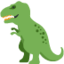 T-Rex Twitter/X emoji