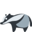 Badger Twitter/X emoji