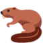 Beaver Twitter/X emoji