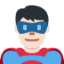 Man Superhero（明るい肌色） (Twitter)