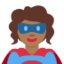 Woman Superhero（やや暗い肌色） (Twitter)