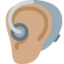 補聴器の耳（中間の肌色） (Twitter)