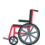 Manual wheelchair Twitter/X emoji