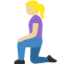 Woman Kneeling（やや明るい肌色） (Twitter)