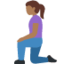 Woman Kneeling（やや暗い肌色） (Twitter)