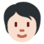 Person Light Skin Tone Twitter/X emoji