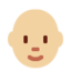 Person: Bald（やや明るい肌色） (Twitter)
