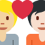 Эмодзи 🧑🏼‍❤️‍🧑🏻 Twitter.com