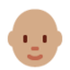 Person: Bald（中間の肌色） (Twitter)