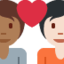 Эмодзи 🧑🏾‍❤️‍🧑🏻 Twitter.com