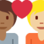Эмодзи 🧑🏾‍❤️‍🧑🏼 Twitter.com