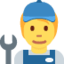 Mechanic Twitter/X emoji