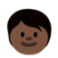 子供（暗い肌色） (Twitter)