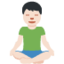 Man In Lotus Position（明るい肌色） (Twitter)