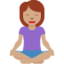 Mtaalamu wa yoga Twitter/X emoji