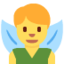Man fairy Twitter/X emoji