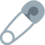 Safety pin Twitter/X emoji