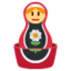 Nesting dolls Twitter/X emoji