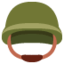 Military helmet Twitter/X emoji