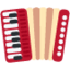 Accordion Twitter/X emoji