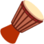 Long drum Twitter/X emoji