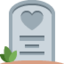 Headstone Twitter/X emoji