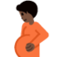 Pregnant Person（暗い肌色） (Twitter)