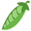 Pea pod Twitter/X emoji