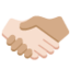 握手（明るい肌色） (Twitter)