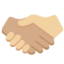 握手（やや明るい肌色） (Twitter)