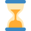 Hourglass done Twitter/X emoji