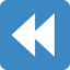 Fast reverse button Twitter/X emoji