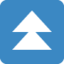 Fast up button Twitter/X emoji