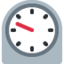 Timer Clock Twitter/X emoji