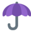 Umbrella Twitter/X emoji