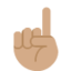 人差し指（上）（中間の肌色） (Twitter)