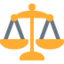 Balance Scale Twitter/X emoji