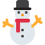 Snowman without snow Twitter/X emoji
